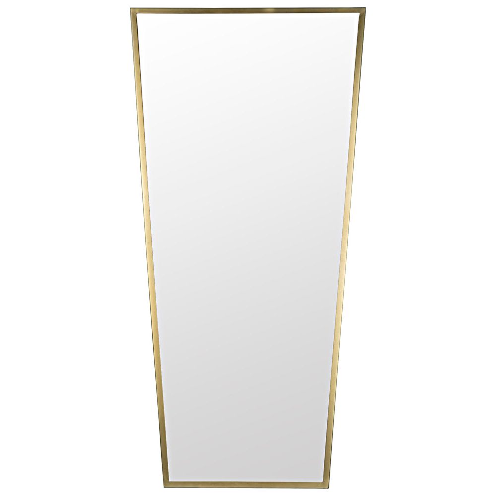 Cassio Mirror, Iron with Brass Finish by NOIR