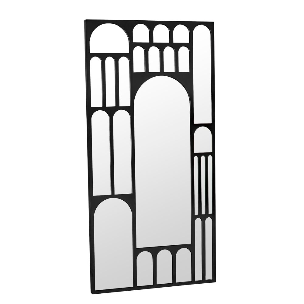 Doorway Mirror, Black Steel by NOIR