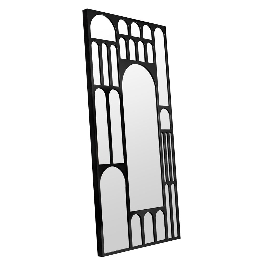 Doorway Mirror, Black Steel by NOIR