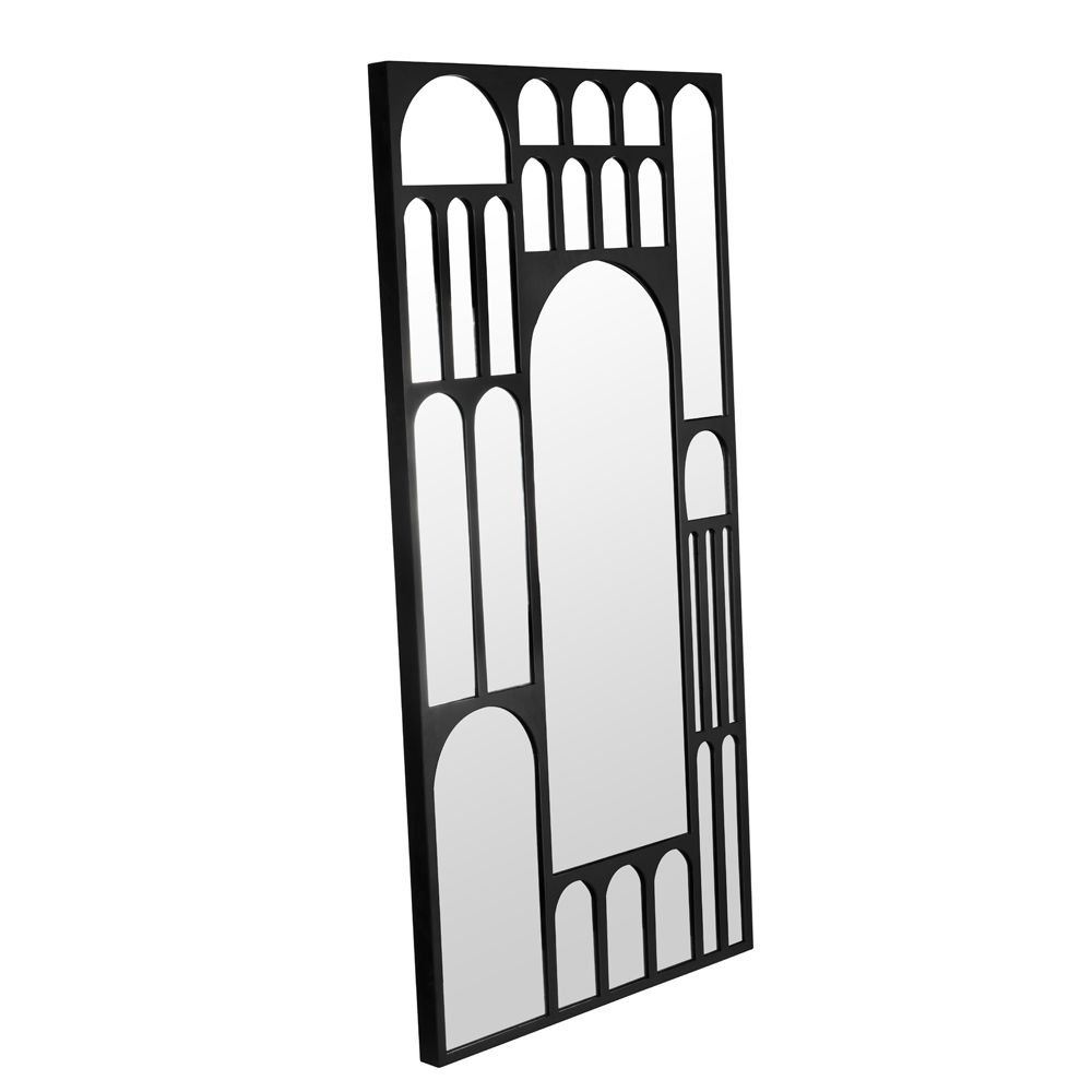 Doorway Mirror, Black Steel by NOIR