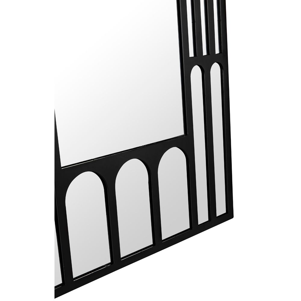 Doorway Mirror, Black Steel by NOIR