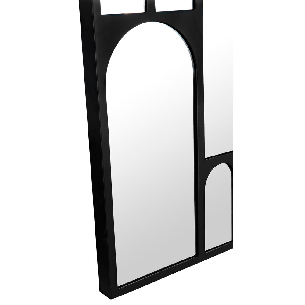 Doorway Mirror, Black Steel by NOIR