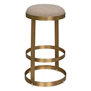 Dior Bar Stool, Metal with Brass Finish by NOIR