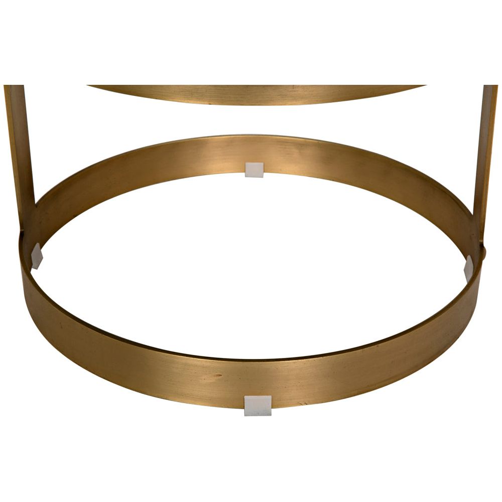 Dior Bar Stool, Metal with Brass Finish by NOIR
