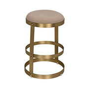 Dior Counter Stool, Metal with Brass Finish by NOIR