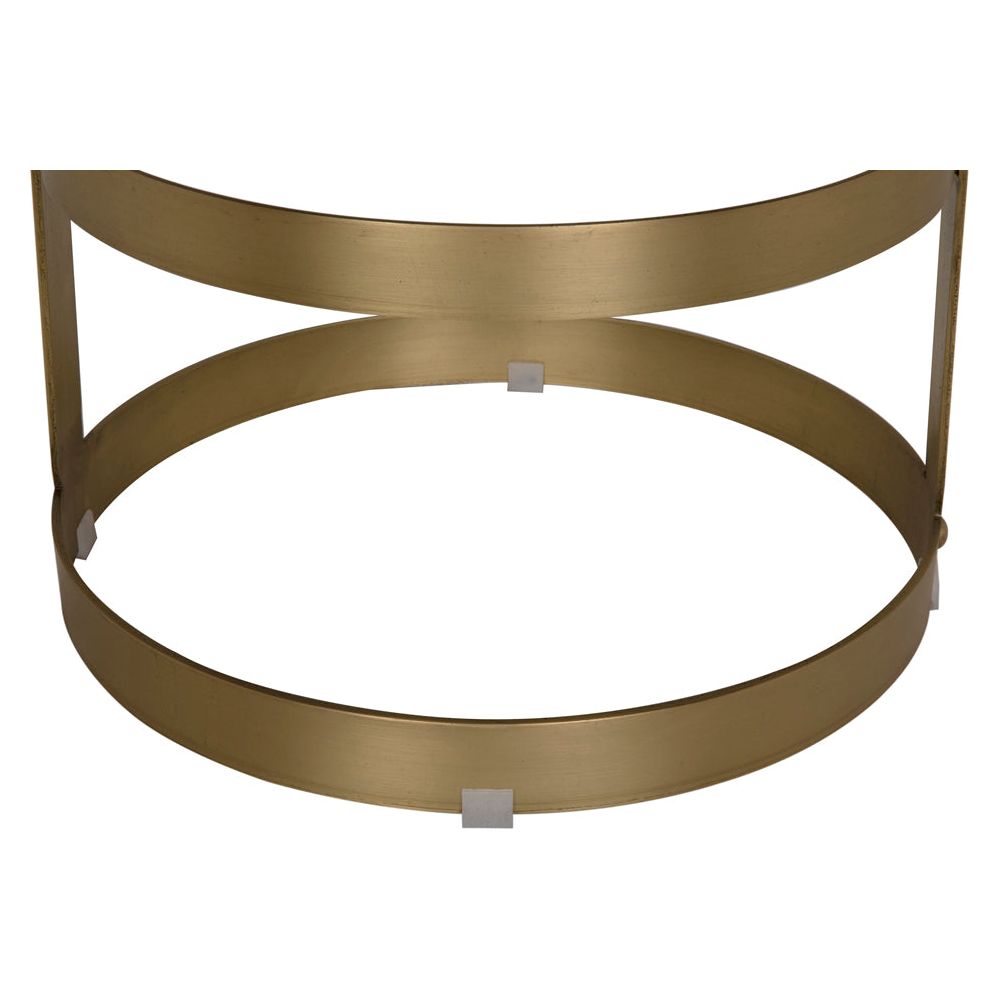 Dior Counter Stool, Metal with Brass Finish by NOIR
