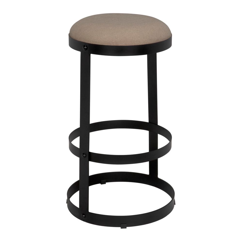 Dior Bar Stool, Black Iron by NOIR
