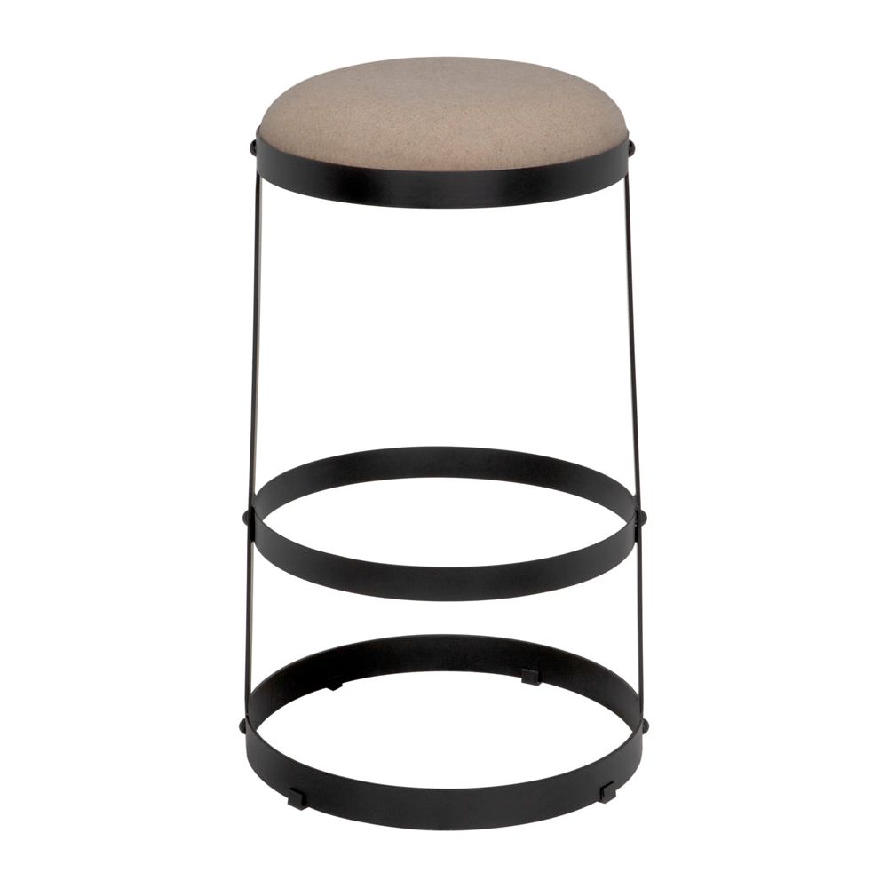Dior Bar Stool, Black Iron by NOIR