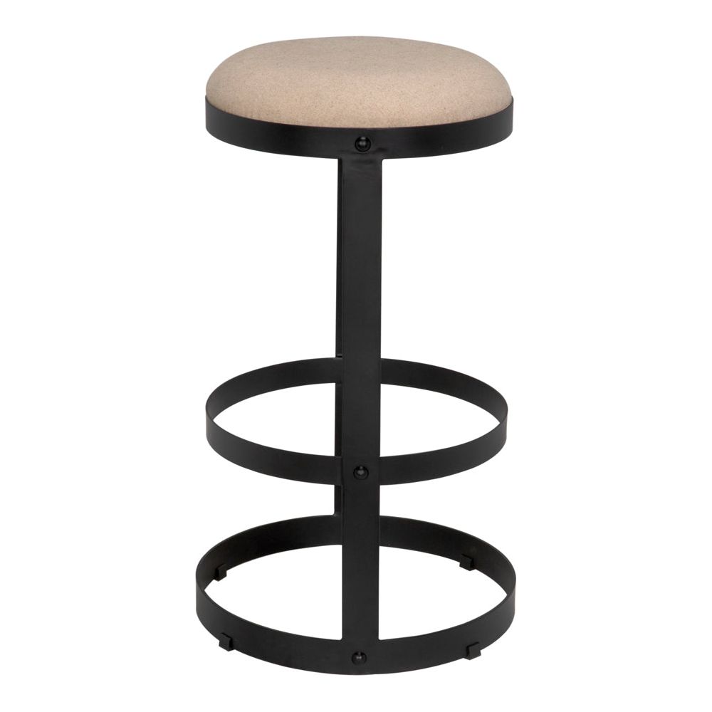 Dior Bar Stool, Black Iron by NOIR