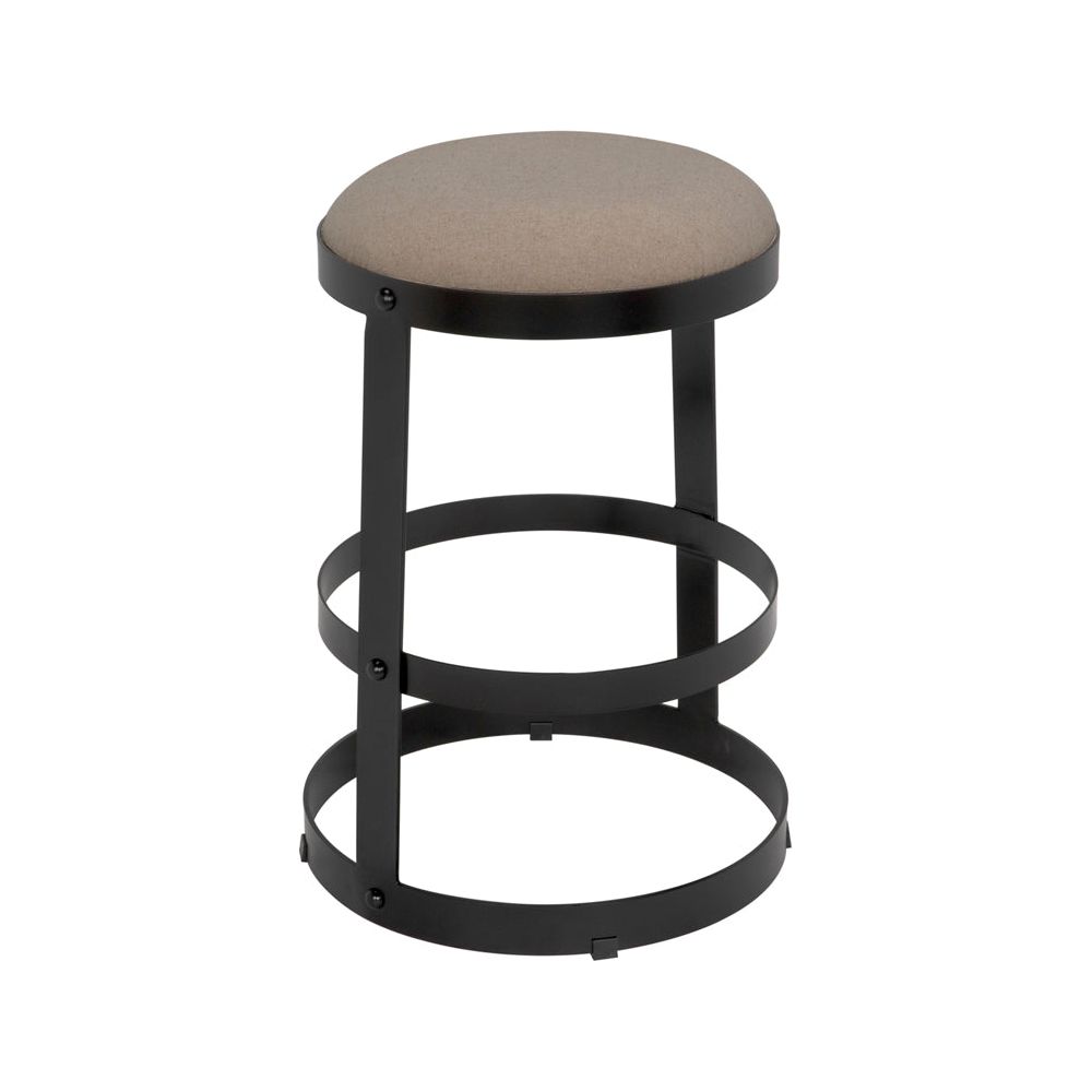 Dior Counter Stool, Black Iron by NOIR