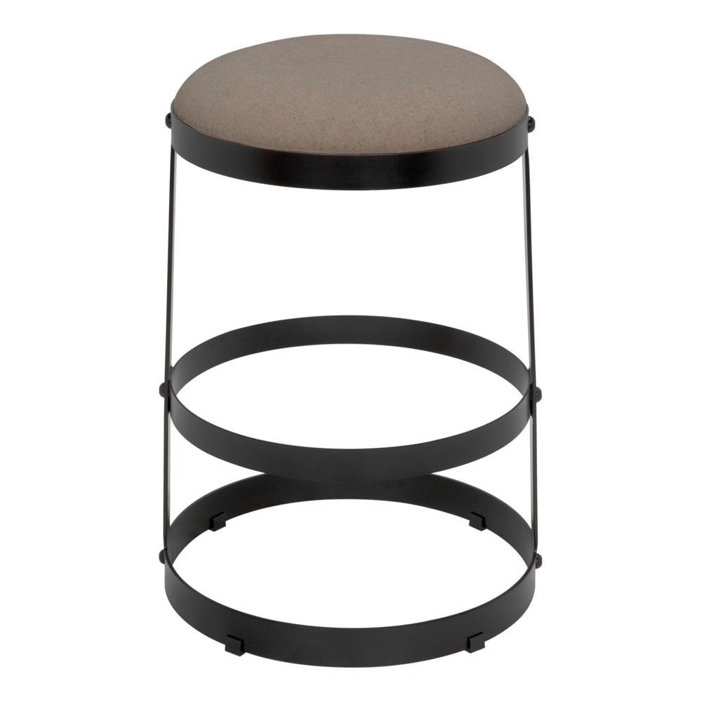 Dior Counter Stool, Black Iron by NOIR