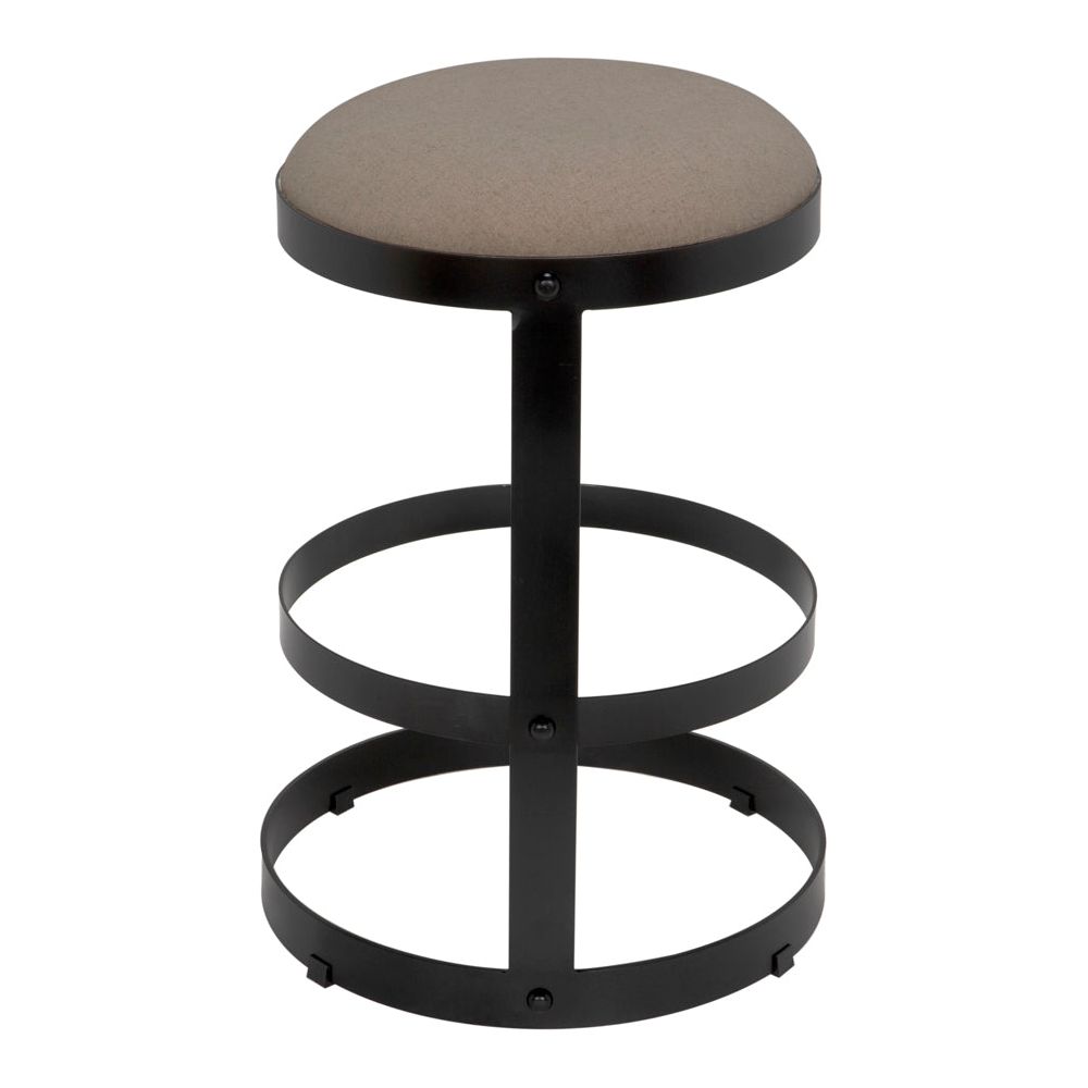 Dior Counter Stool, Black Iron by NOIR