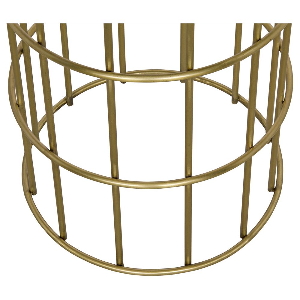Ryley Counter Stool, Iron with Brass Finish by NOIR
