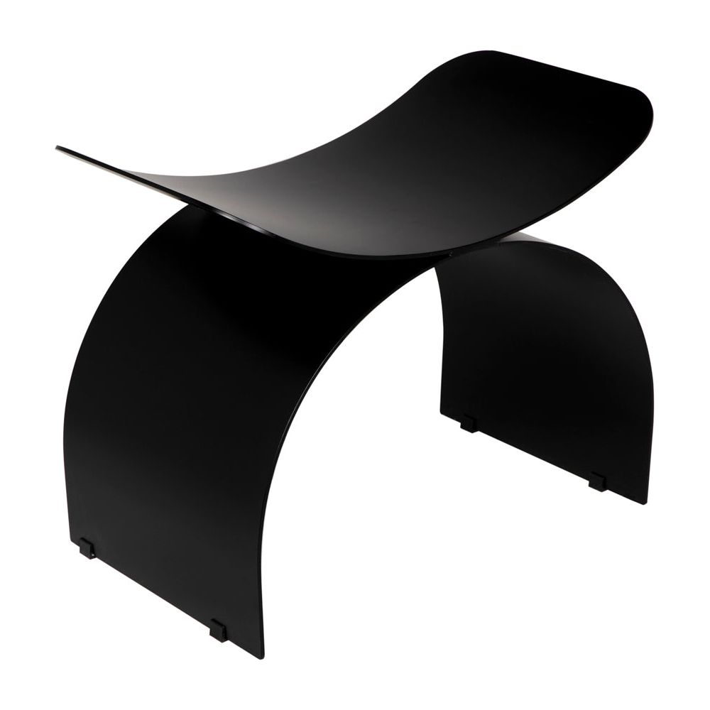 Papillon Stool, Black Iron by NOIR