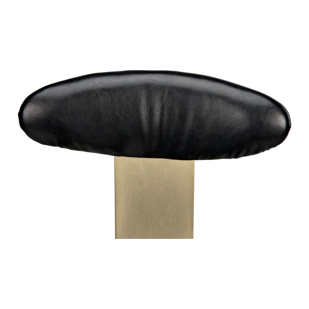 Sedes Bar Stool, Iron with Brass Finish by NOIR