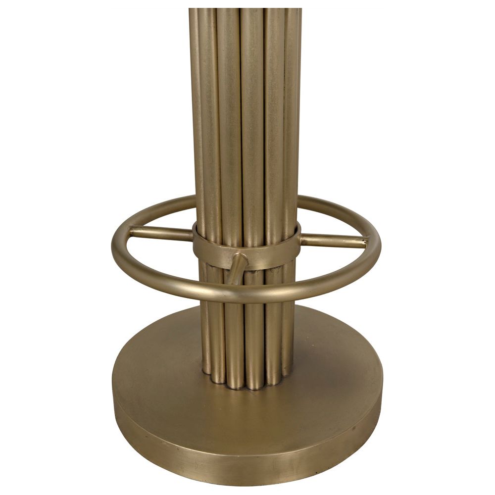 Sedes Counter Stool, Iron with Brass Finish by NOIR
