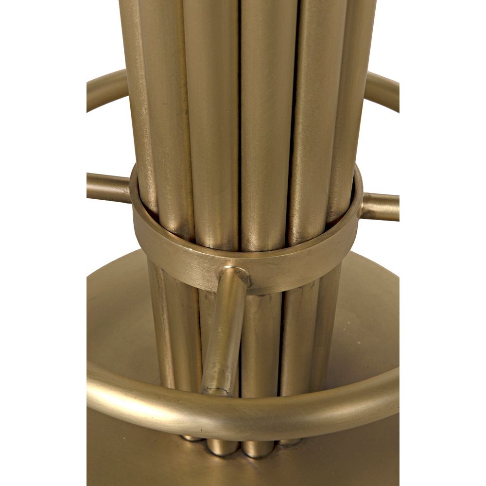 Sedes Counter Stool, Iron with Brass Finish by NOIR