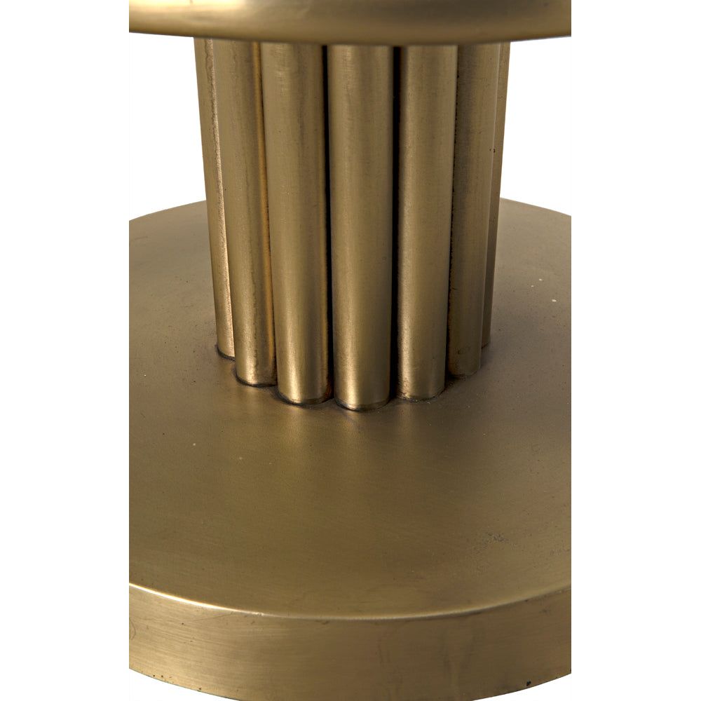 Sedes Counter Stool, Iron with Brass Finish by NOIR