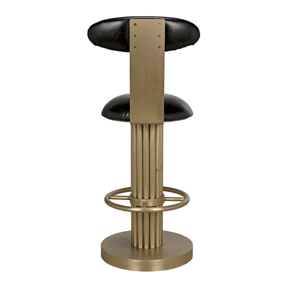 Sedes Counter Stool, Iron with Brass Finish by NOIR