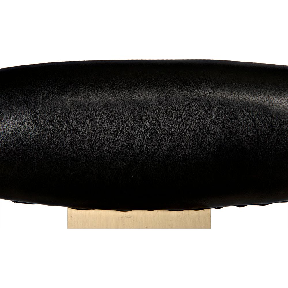 Sedes Counter Stool, Iron with Brass Finish by NOIR