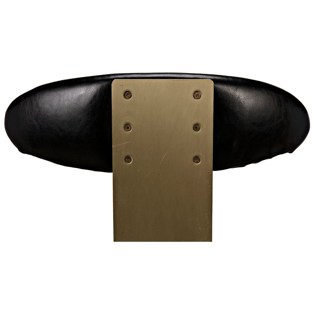 Sedes Counter Stool, Iron with Brass Finish by NOIR