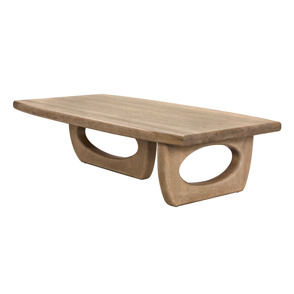 Douglas Coffee Table, Bleached Walnut by NOIR
