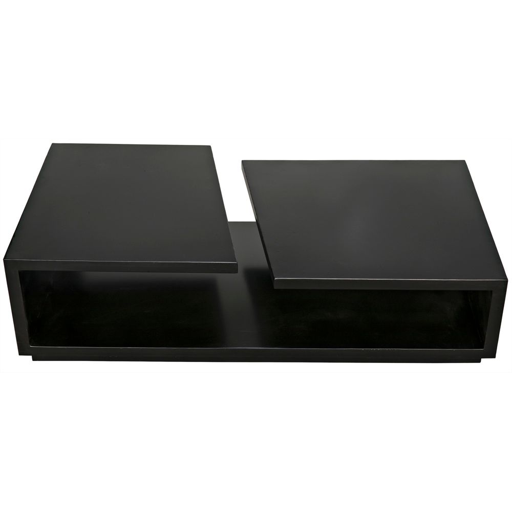 Shift Coffee Table, Black Iron by NOIR