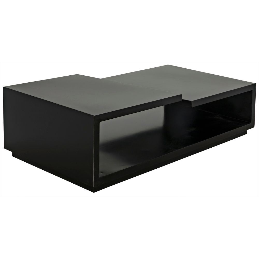Shift Coffee Table, Black Iron by NOIR