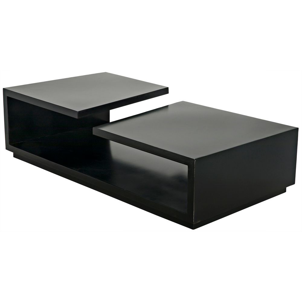 Shift Coffee Table, Black Iron by NOIR