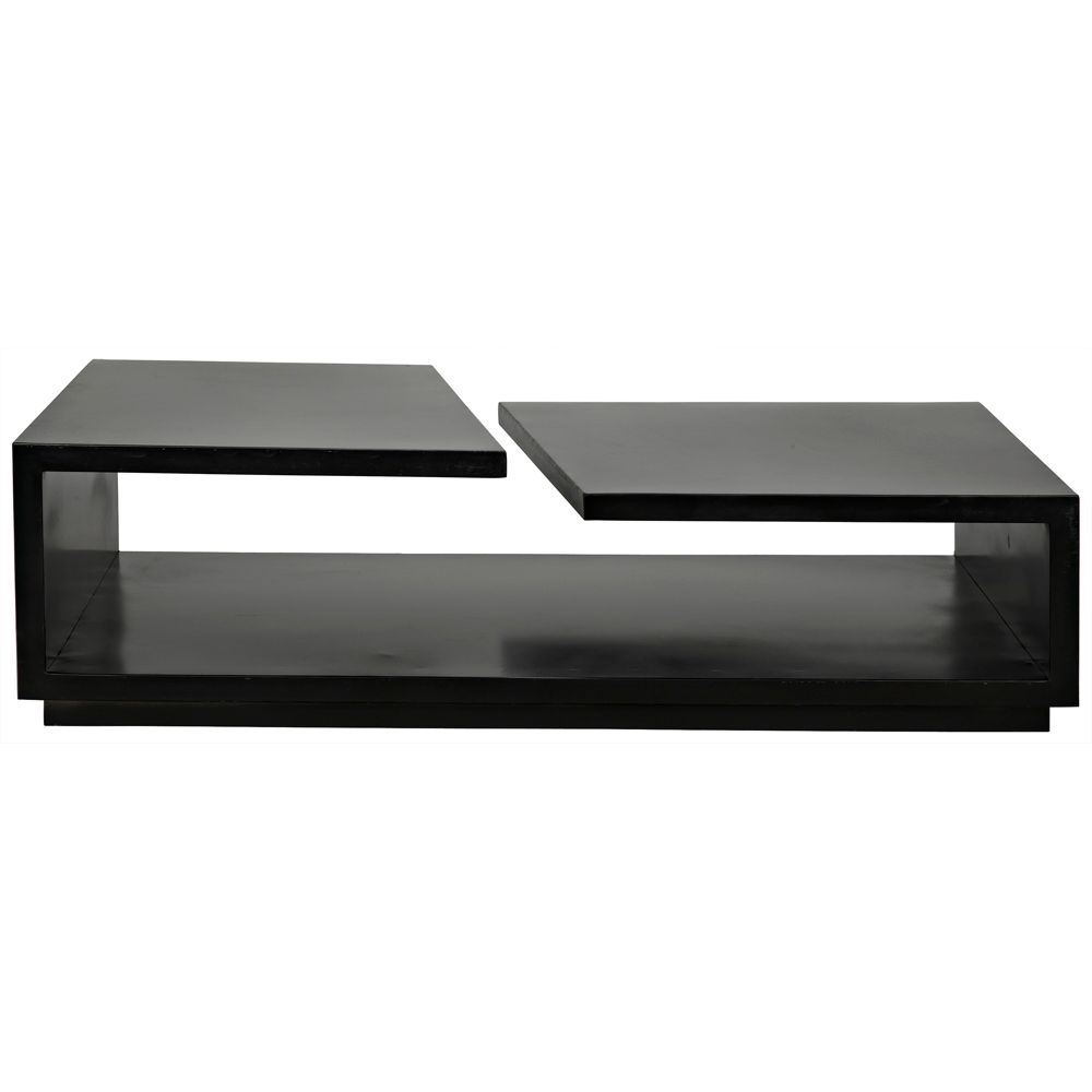 Shift Coffee Table, Black Iron by NOIR