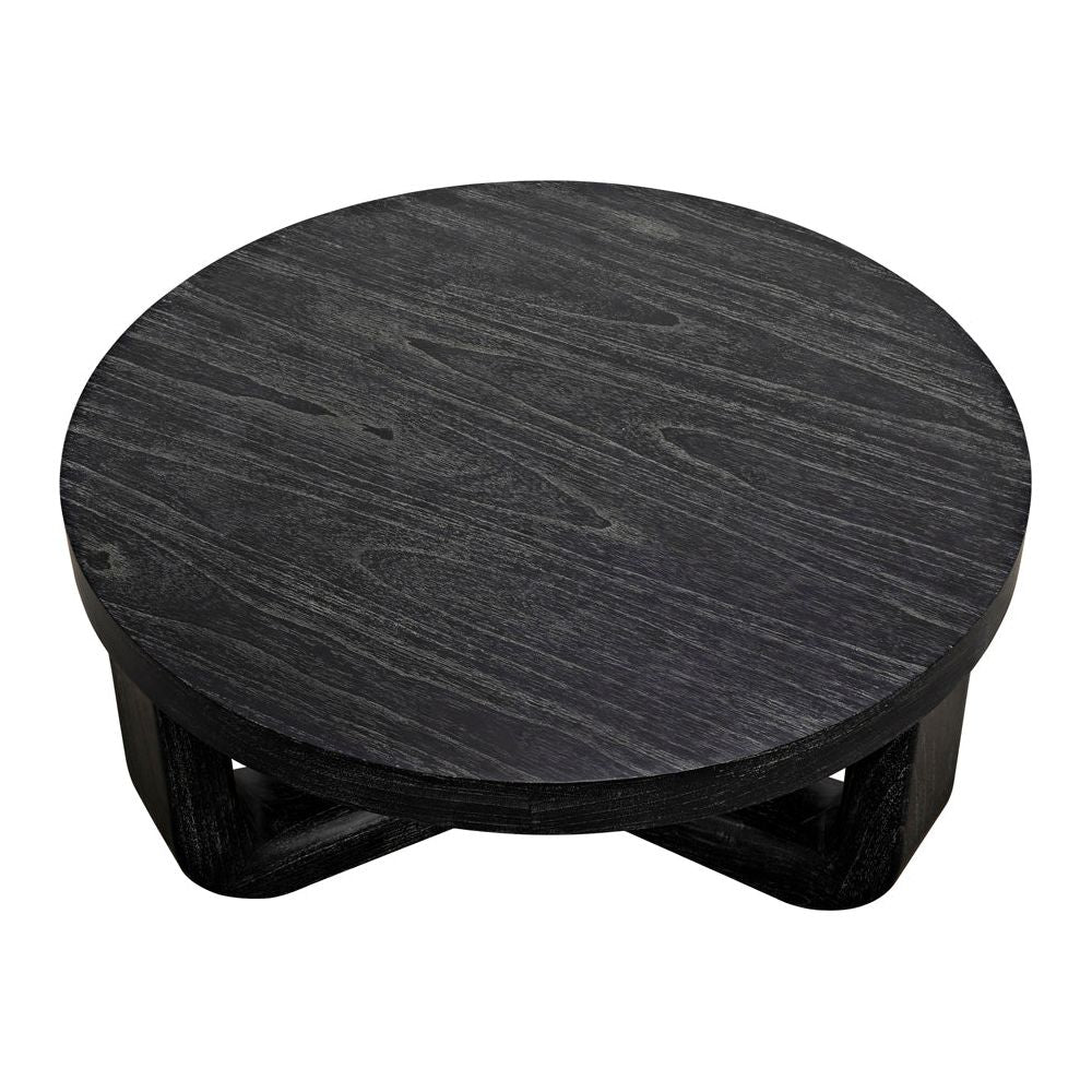 Joel Coffee Table, Cinder Black by NOIR