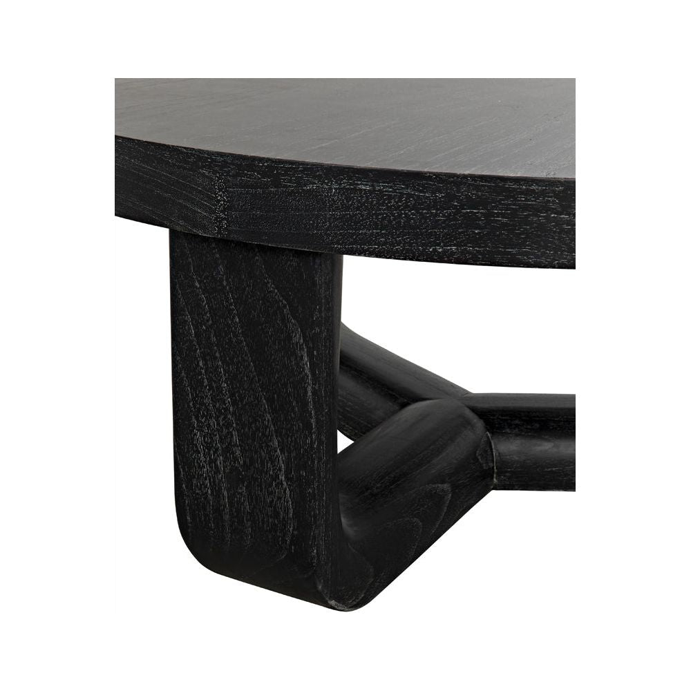 Joel Coffee Table, Cinder Black by NOIR