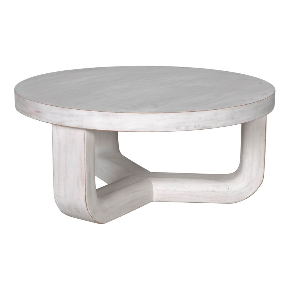 Joel Coffee Table, White Wash by NOIR