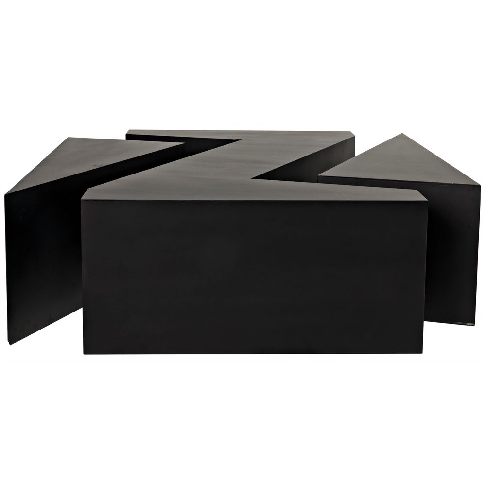 Element Coffee Table, Black Iron by NOIR