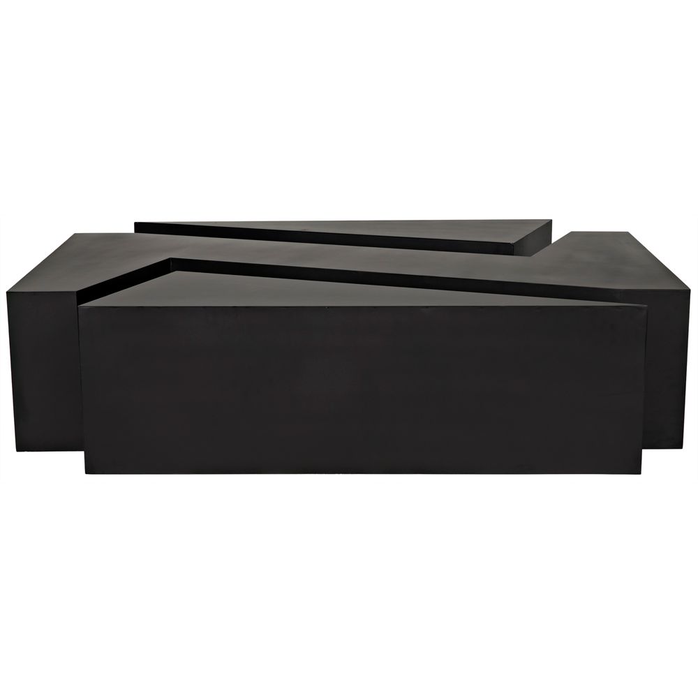 Element Coffee Table, Black Iron by NOIR