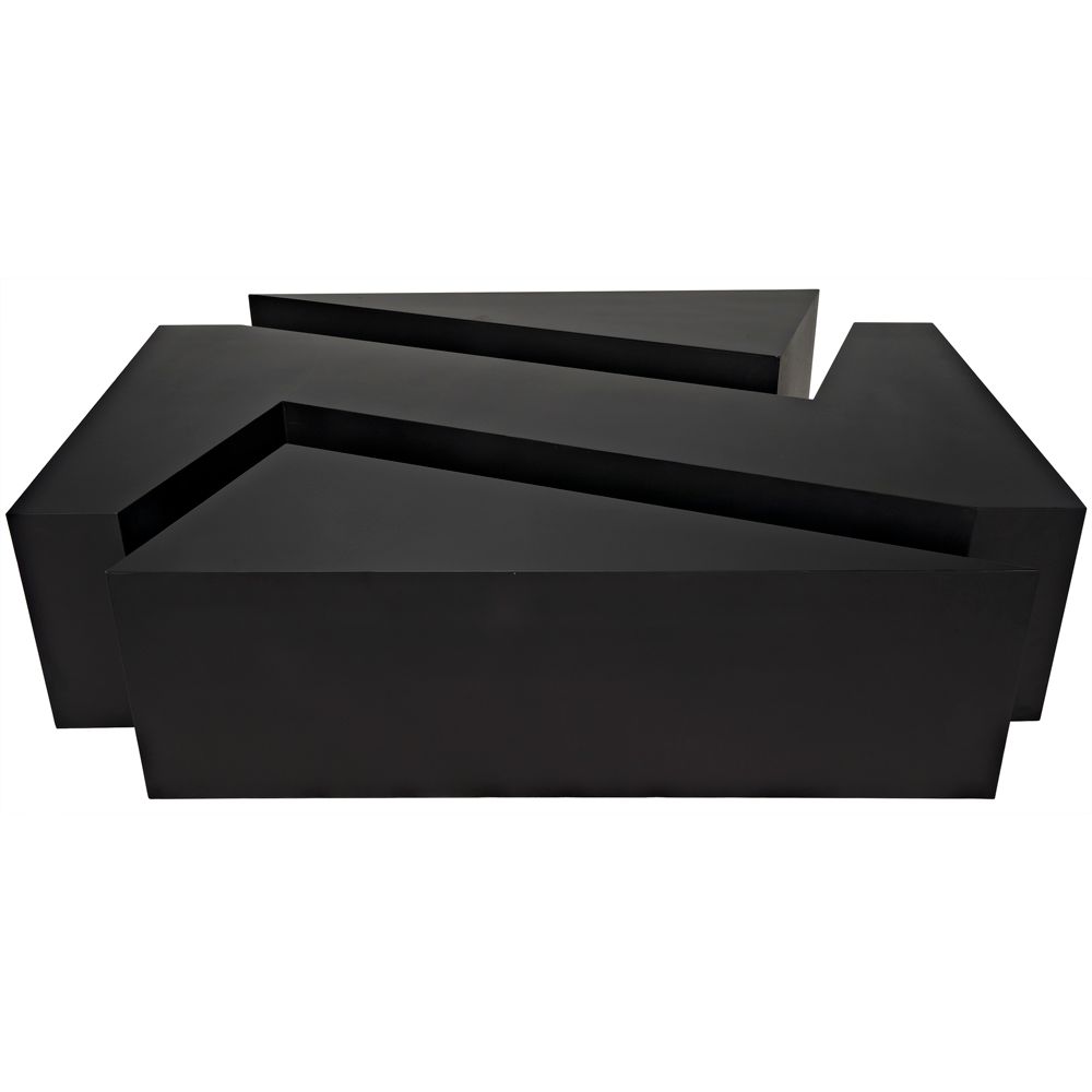 Element Coffee Table, Black Iron by NOIR