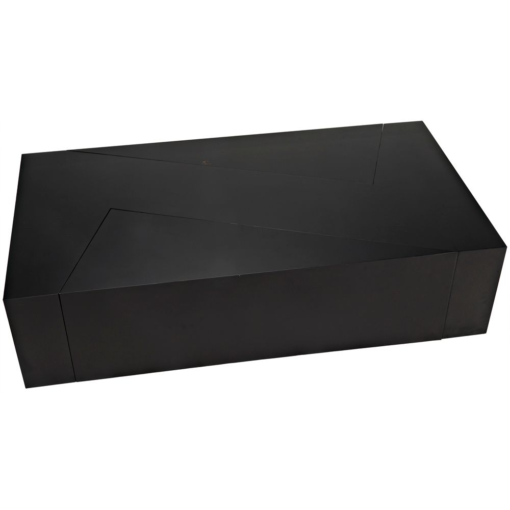 Element Coffee Table, Black Iron by NOIR