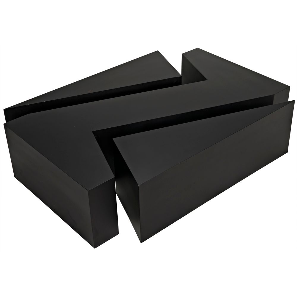 Element Coffee Table, Black Iron by NOIR