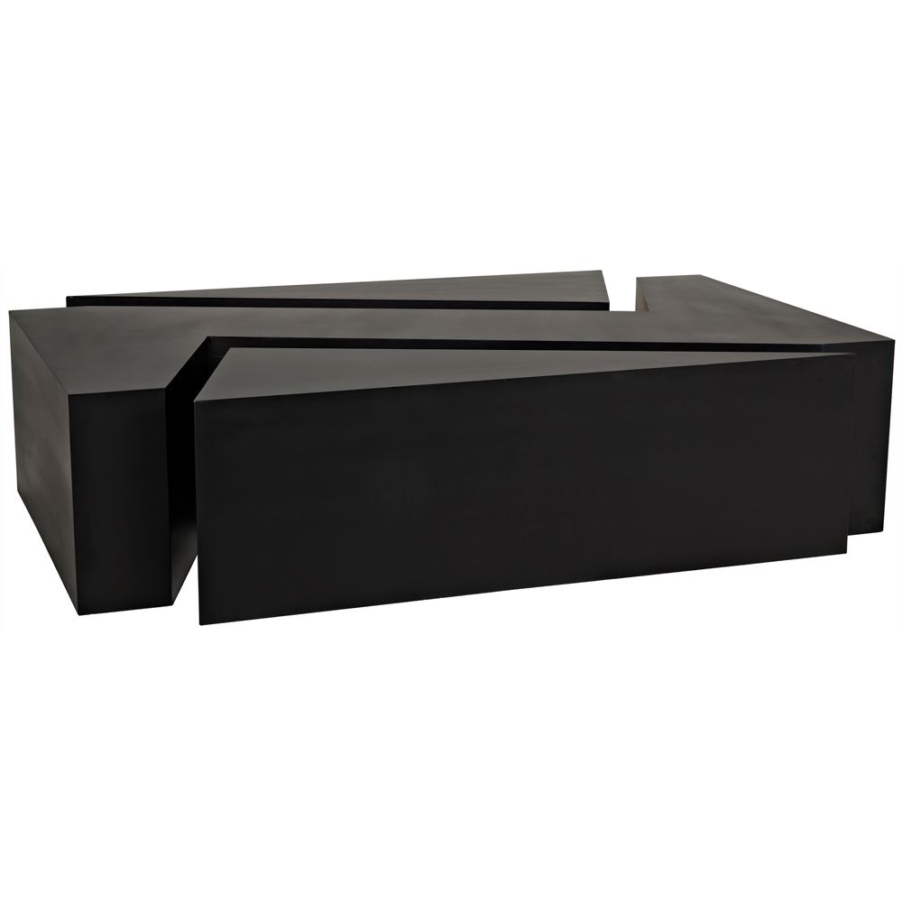 Element Coffee Table, Black Iron by NOIR
