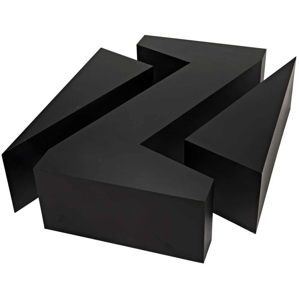 Element Coffee Table, Black Iron by NOIR