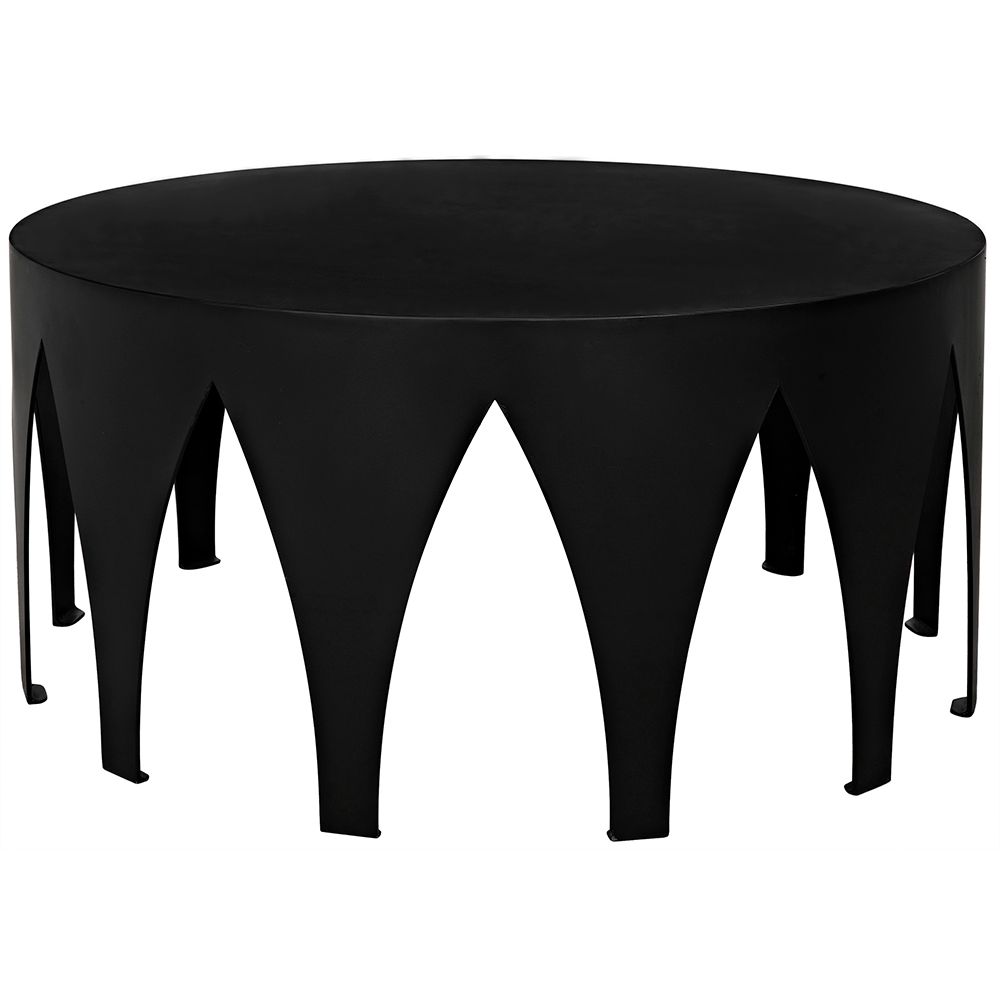 Morocco Coffee Table, Black Iron by NOIR
