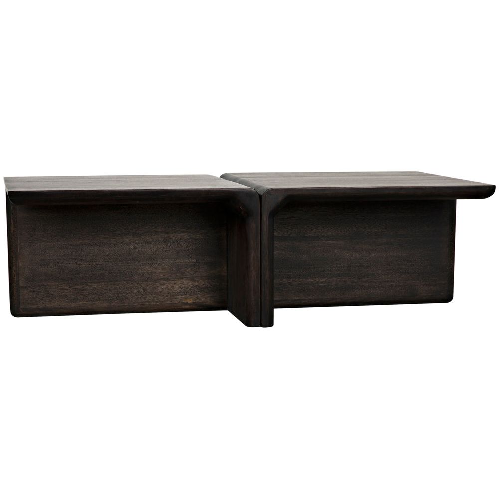 Hagen Coffee Table, Ebony Walnut by NOIR