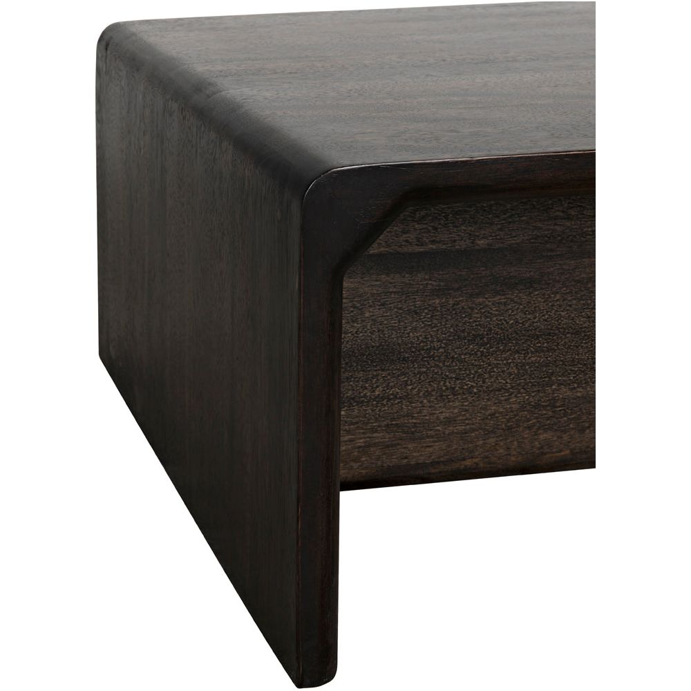 Hagen Coffee Table, Ebony Walnut by NOIR
