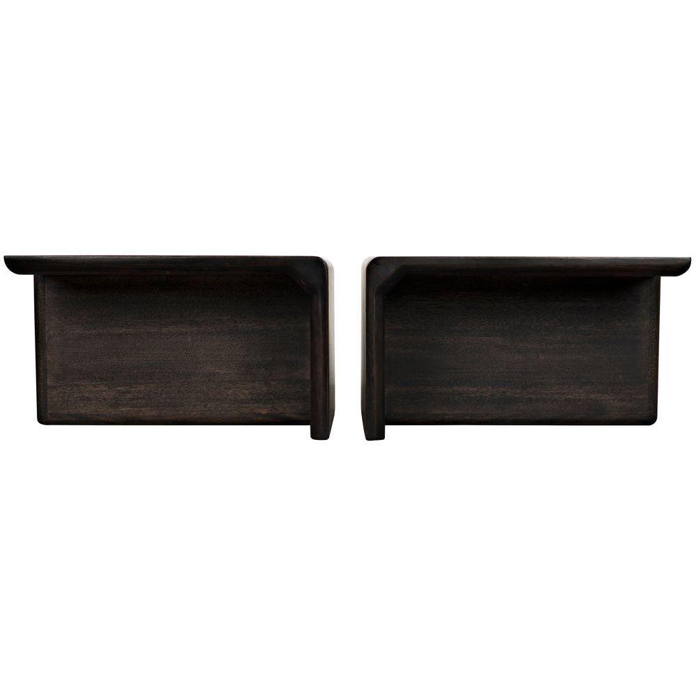 Hagen Coffee Table, Ebony Walnut by NOIR