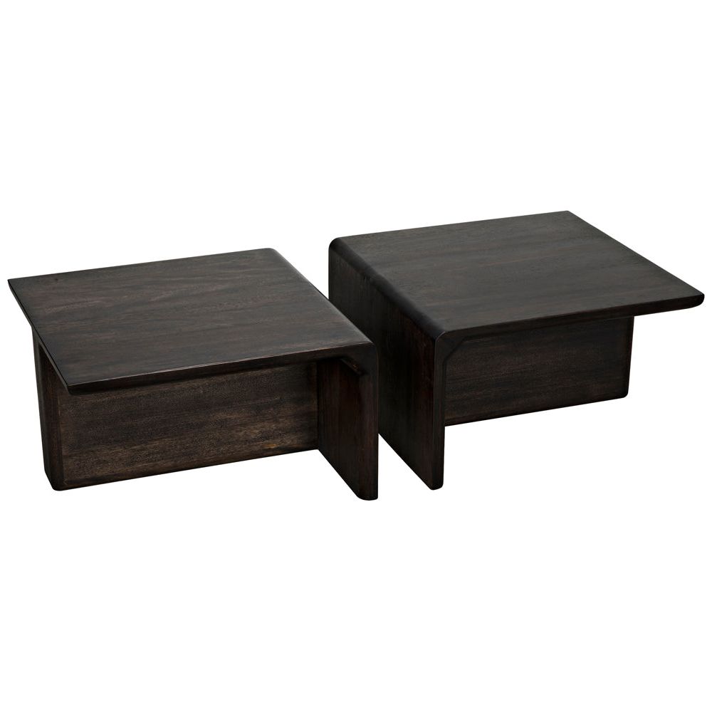Hagen Coffee Table, Ebony Walnut by NOIR