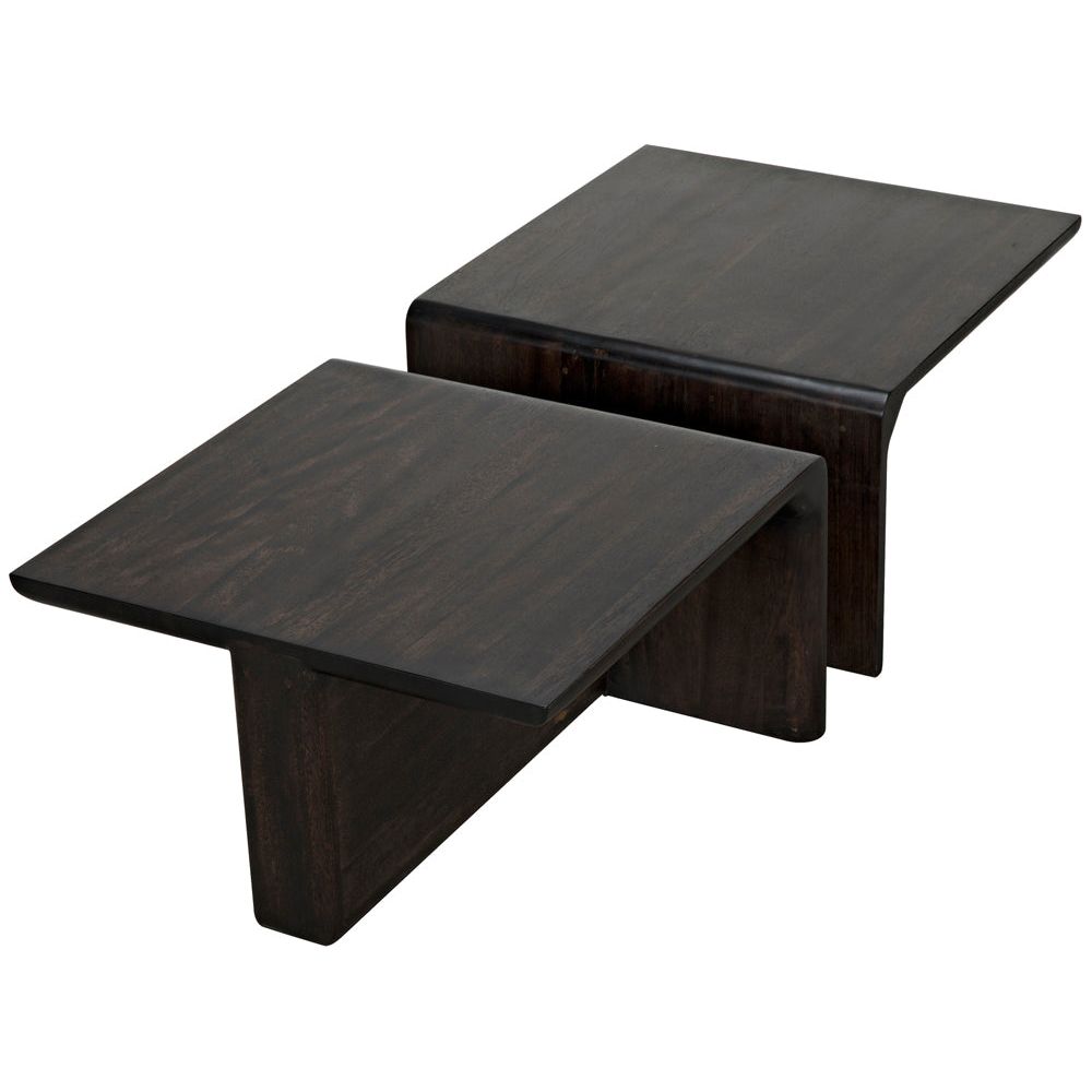 Hagen Coffee Table, Ebony Walnut by NOIR