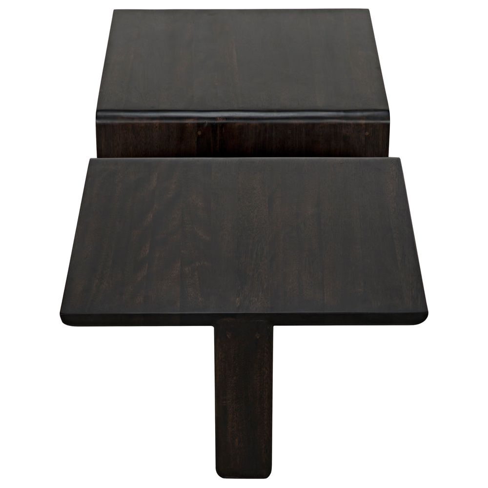 Hagen Coffee Table, Ebony Walnut by NOIR