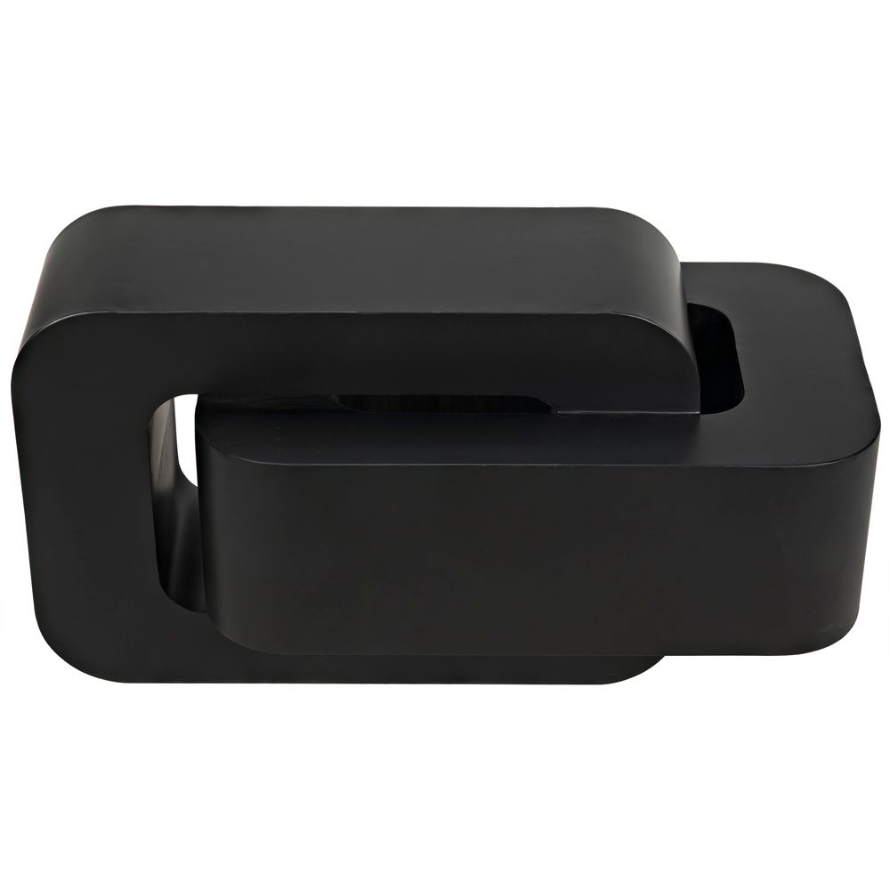 Nodum Accent Table, Black Iron by NOIR