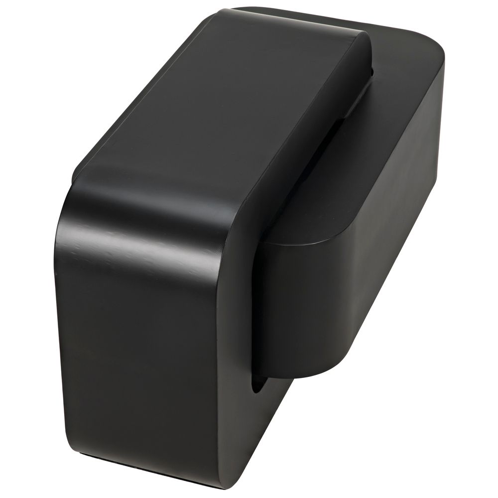 Nodum Accent Table, Black Iron by NOIR