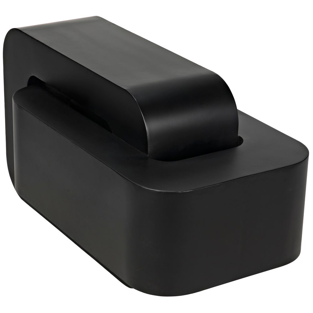 Nodum Accent Table, Black Iron by NOIR